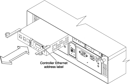 Identifying the Controller Ethernet address on the SGI InfiniteStorage TP9300 RAID Controller