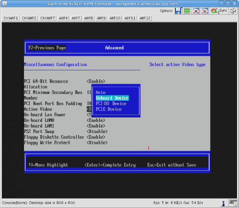 Active Video Pop-up Menu