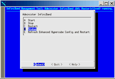 Administer InfiniBand GUI