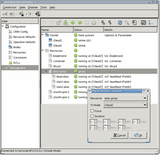 crm_gui Migrate 
alias-group Resource Example